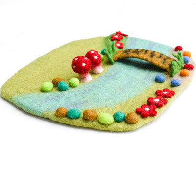 Fairy River and Bridge Playmat