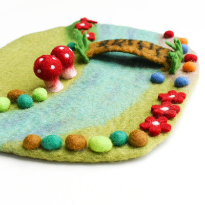 Fairy River and Bridge Playmat