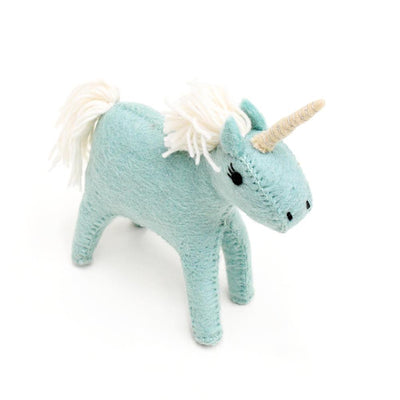 Felt Blue Unicorn