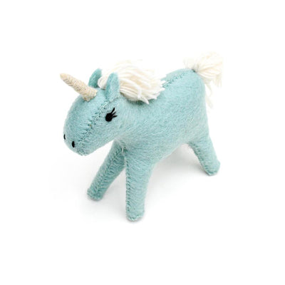 Felt Blue Unicorn