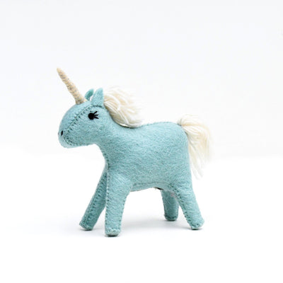 Felt Blue Unicorn