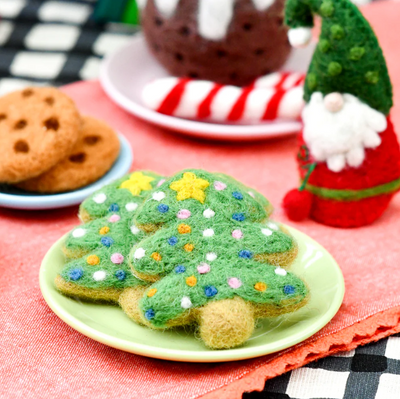 Pre-Order Felt Christmas Tree Cookie (Ships in mid-November)