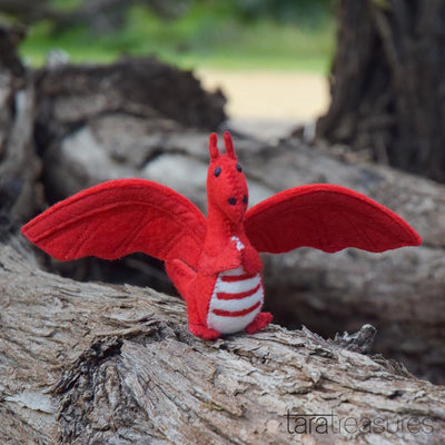 Felt Dragon, Red