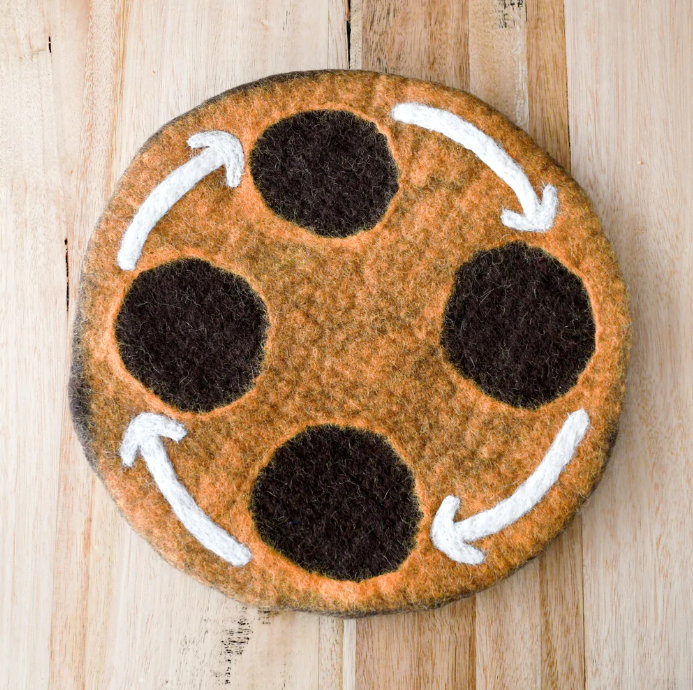 Felt Life Cycle Tray Playmat (Earth)
