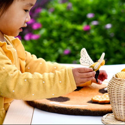 Felt Lifecycle of a Honey Bee