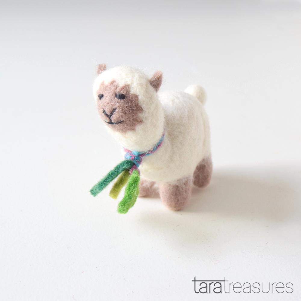 Sale Felt Llama Toy, Small