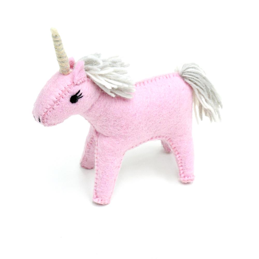 Pre-Order Felt Pink Unicorn (Ships in late January)