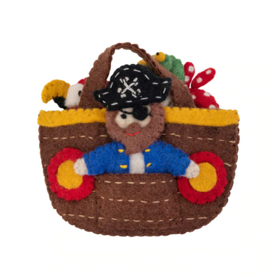 Sale Felt Pirate Puppet Play Bag Set