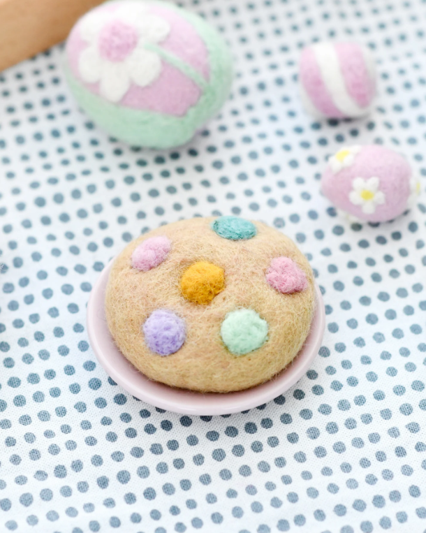 Felt Soft M&M Pastel Cookie