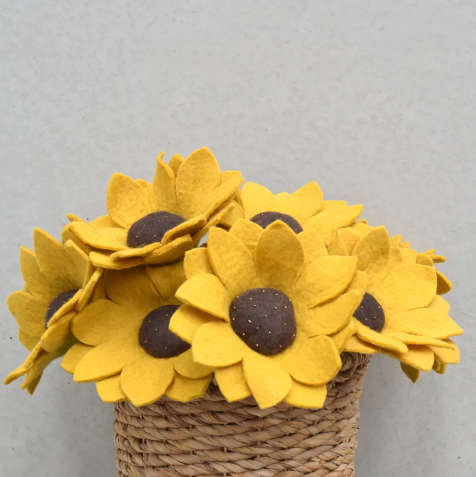 Felt Sunflower