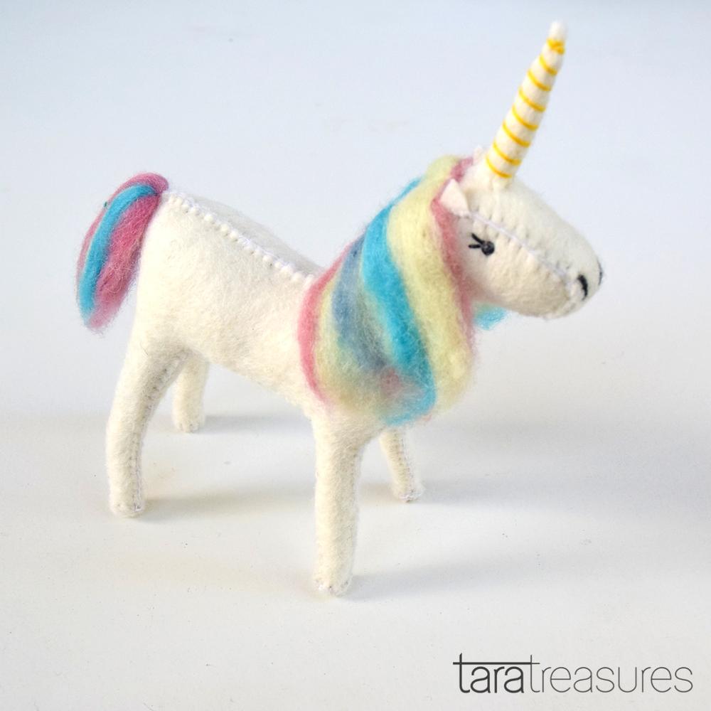 Pre-Order Felt Unicorn Toy (Ships in late January)