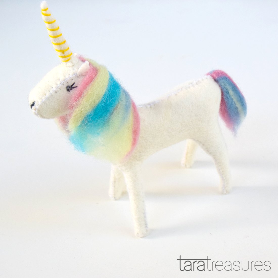 Pre-Order Felt Unicorn Toy (Ships in late January)