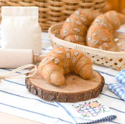 Felt Almond Croissant