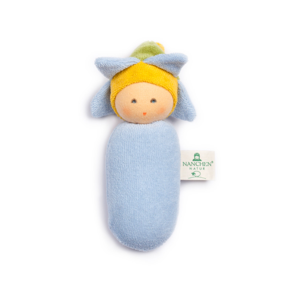 Sale Nanchen Natur Organic Flower Doll, Forget-Me-Not