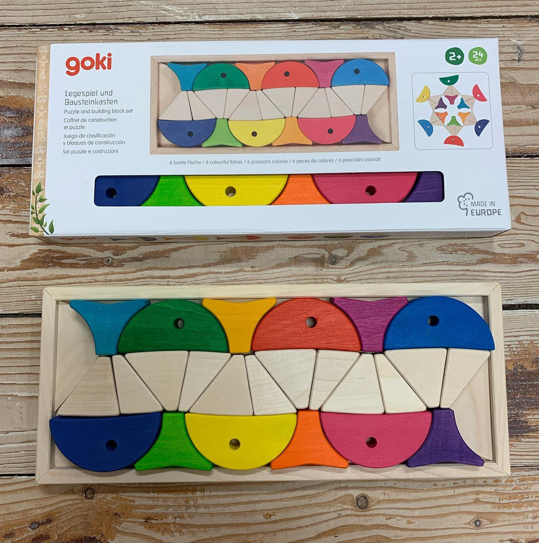 Sale Goki Color and Shape Sorting Game, 6 Fish