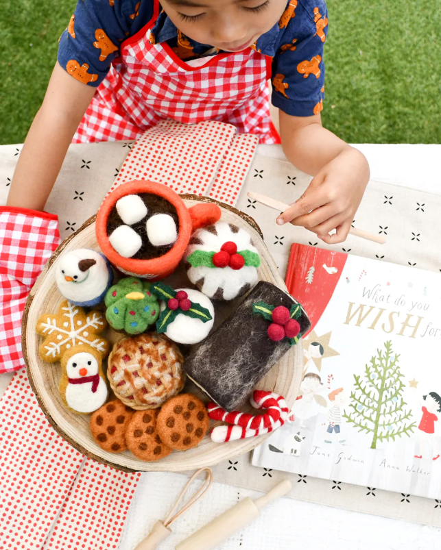 Sale Felt Christmas Play Food Grazing Box, Set B