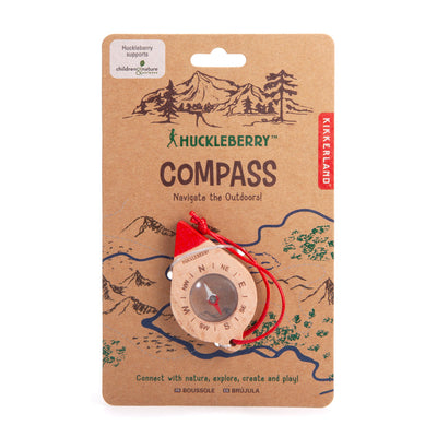 Huckleberry Wooden Compass