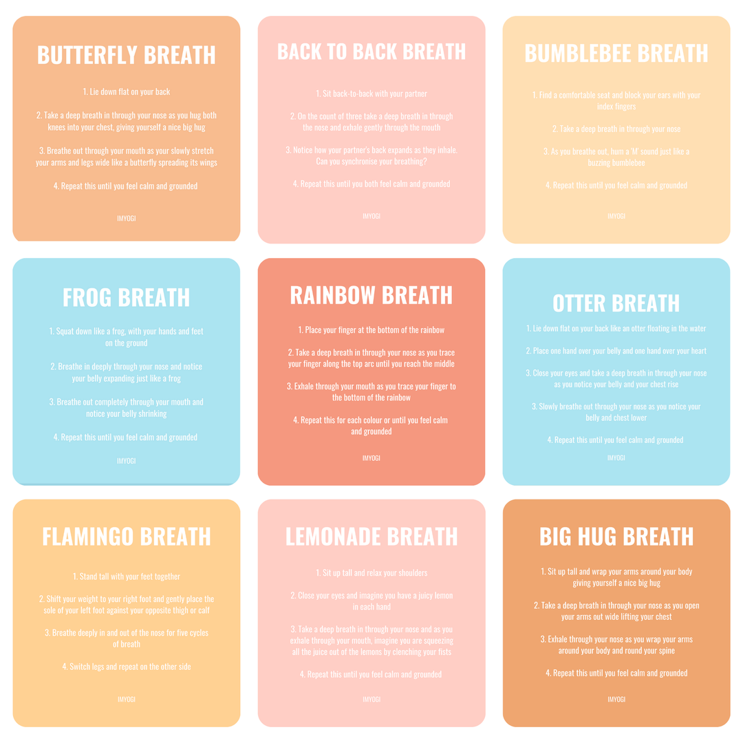 IMYOGI Breathing Cards