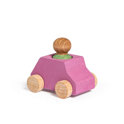 Sale Lubulona Pink Car with Green Figure