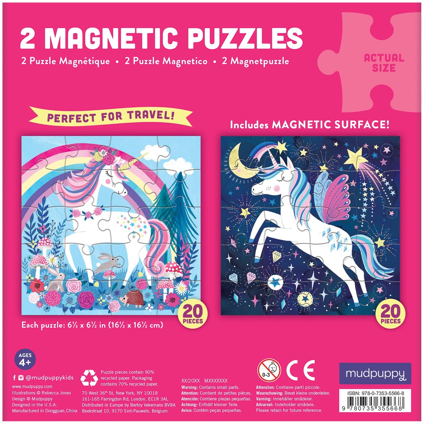 Sale Mudpuppy Magical Unicorn Magnetic Puzzle