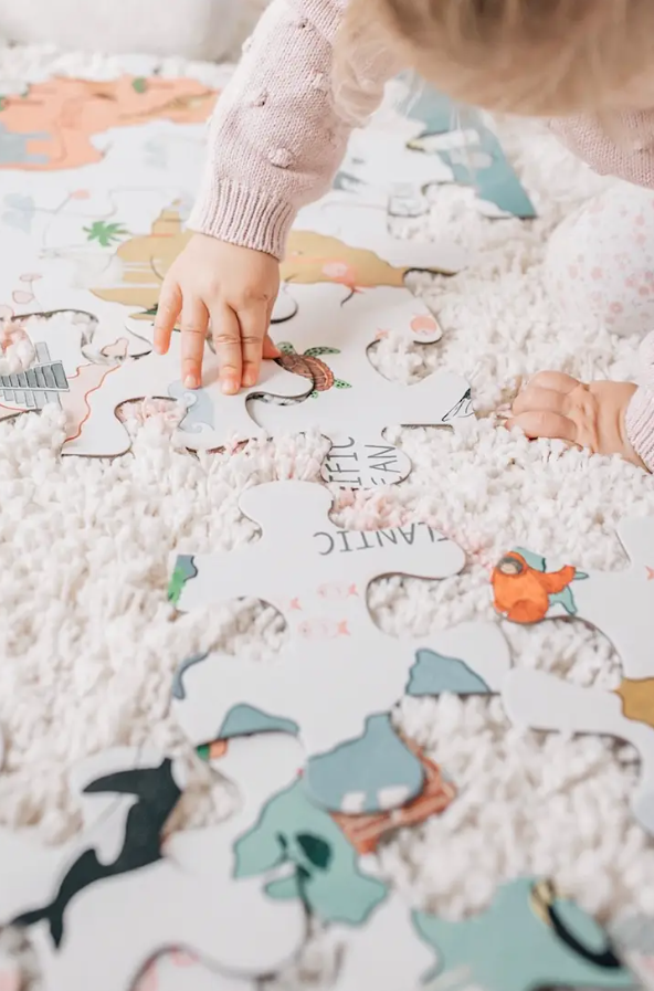 Mindful and Co Kids World Map Floor Puzzle