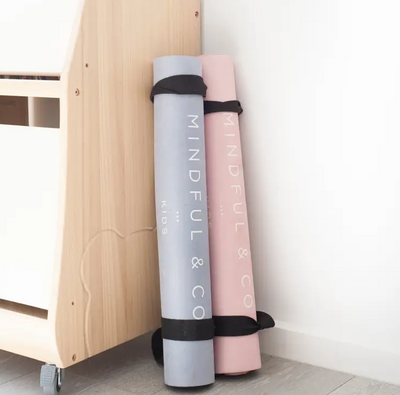 Mindful and Co Kids Yoga Mat, Rose