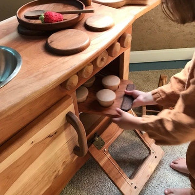 Wooden Muffin Pan