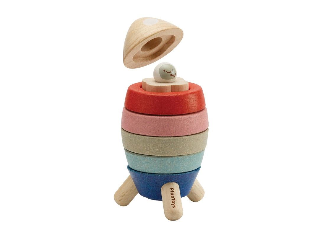 Sale Plan Toys Stacking Rocket, Orchard