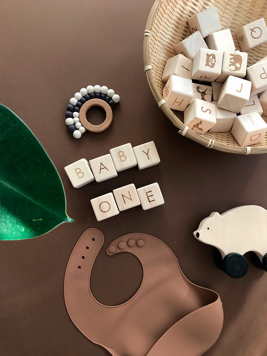 Sabo Concept Alphabet Blocks, Natural