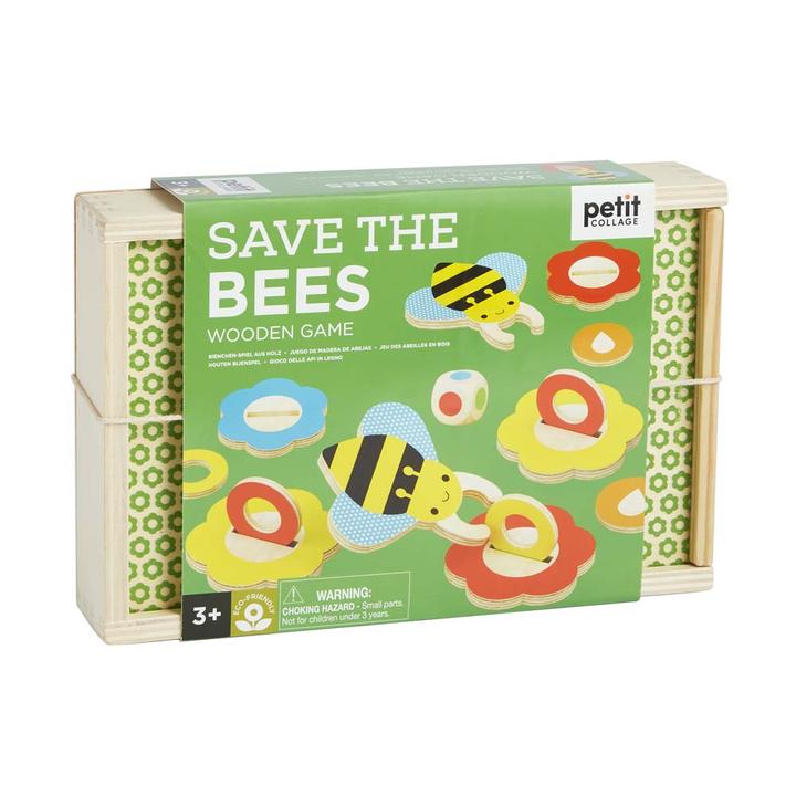 Sale Petit Collage Save the Bees Wooden Game