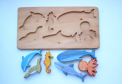 Sale Sea Animals Wooden Puzzle