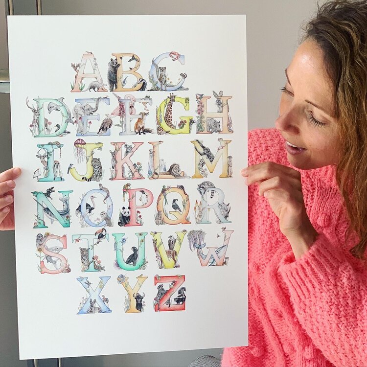 The Letter Alphabet Print