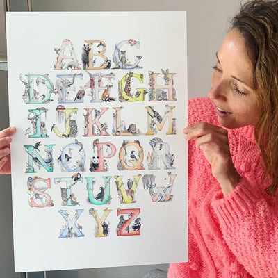 The Letter Alphabet Print