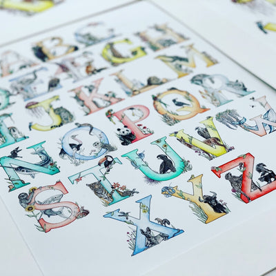 The Letter Alphabet Print