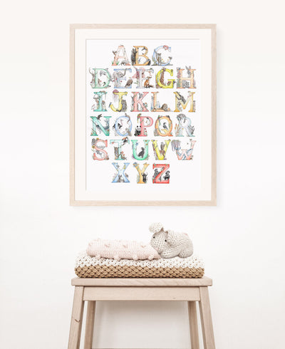 The Letter Alphabet Print