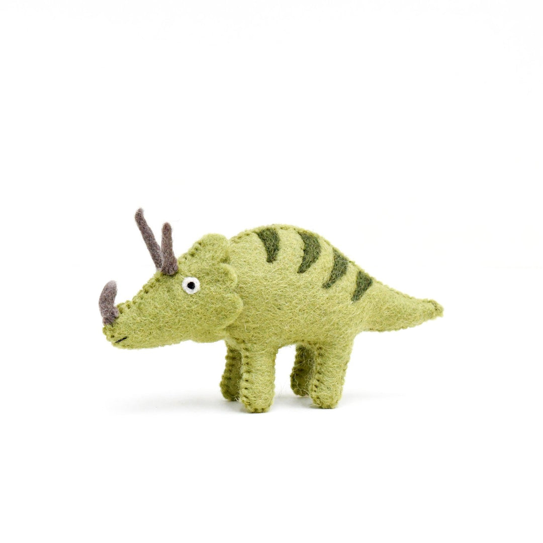 Felt Triceratops Toy