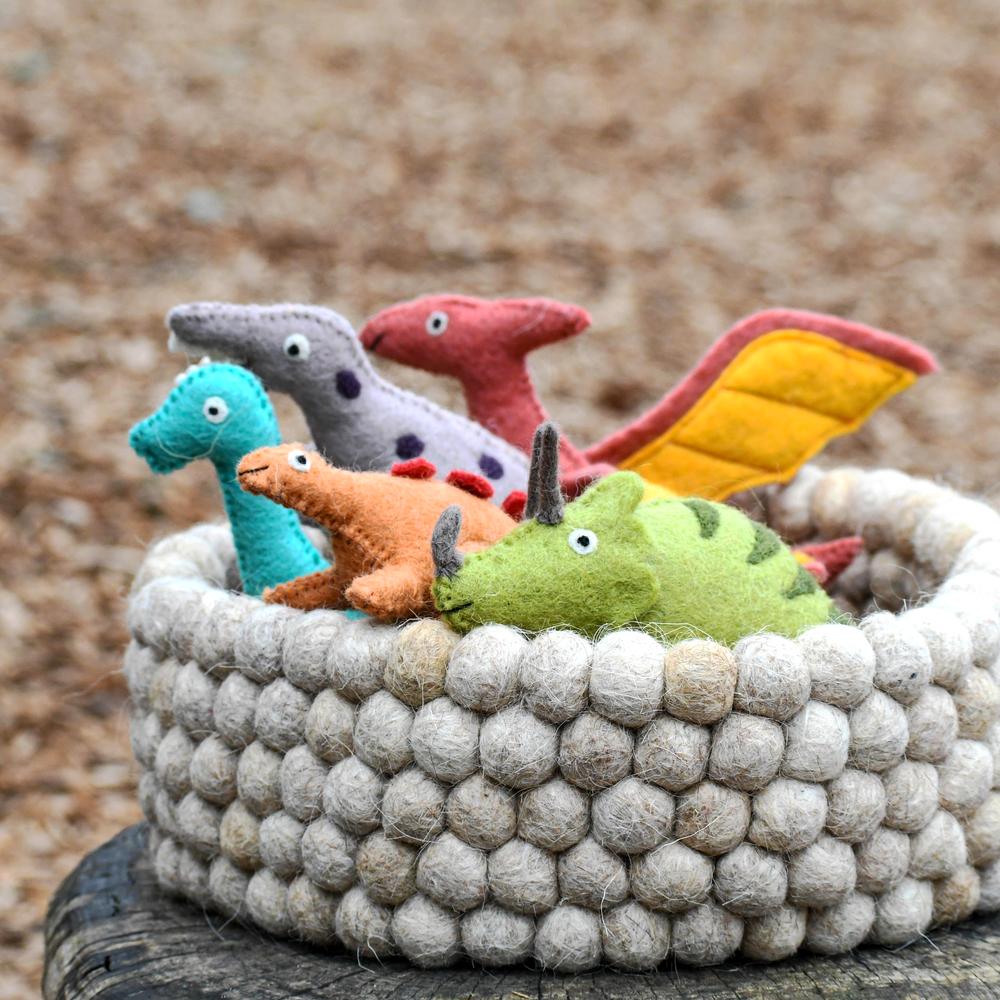 Felt Stegosaurus Toy