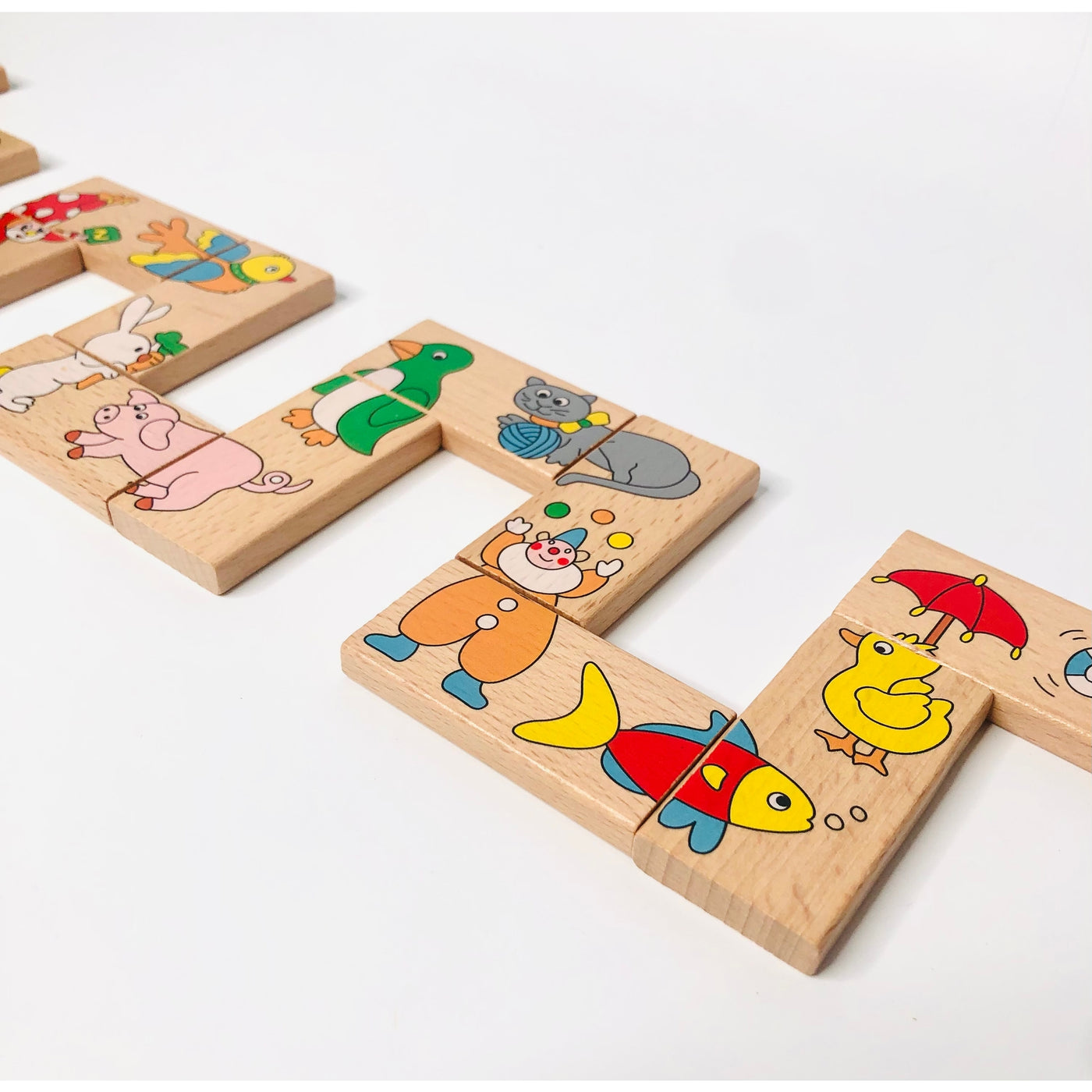 Wooden Animal Dominos