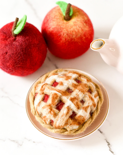 Pre-Order Felt Lattice Apple Pie (Ships in mid-November)