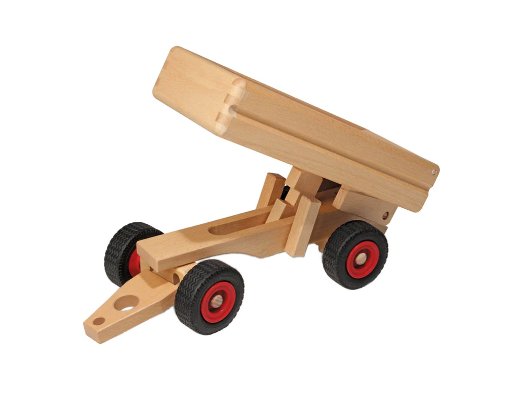 Sale Fagus Wooden Dump Truck Trailer