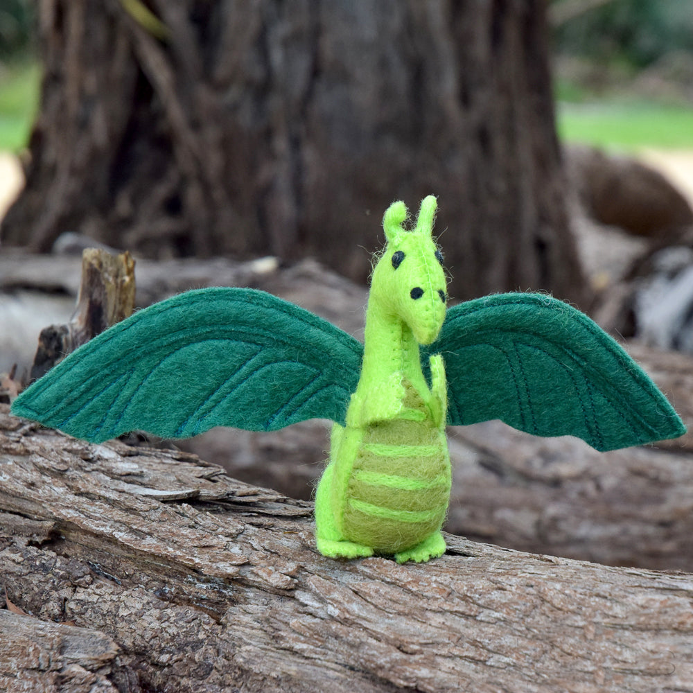 Felt Dragon, Green