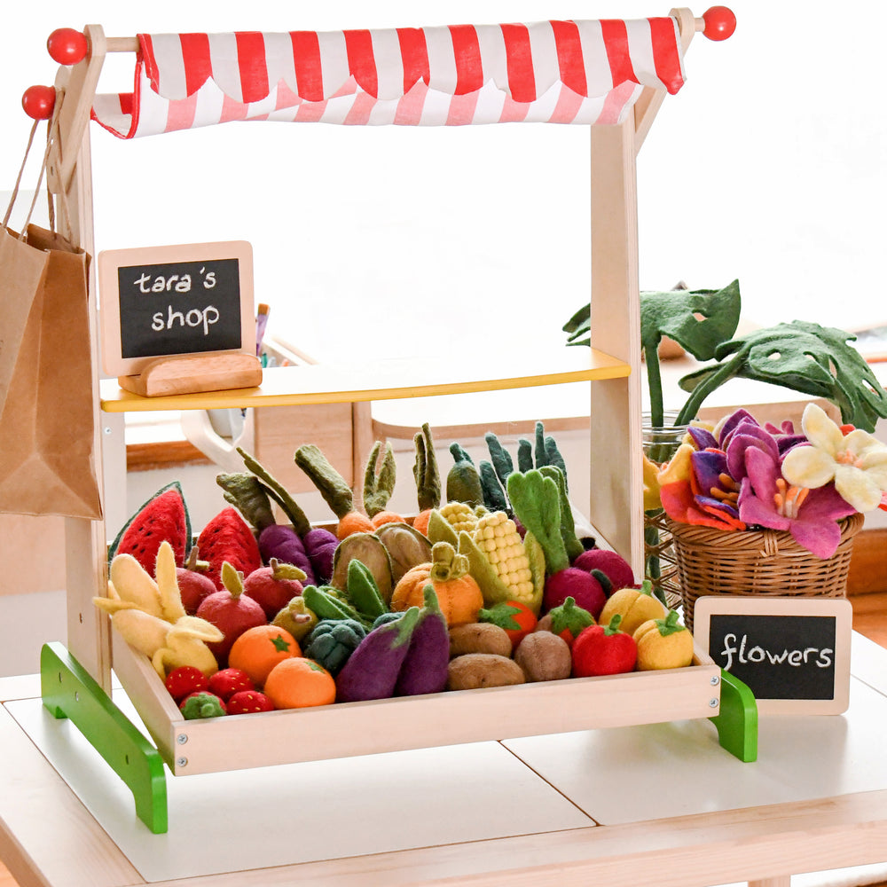 Felt Fruits and Vegetables Set