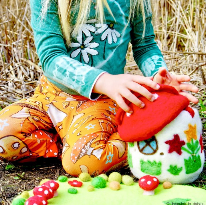 Sale Felt Mushroom Toadstool Bag