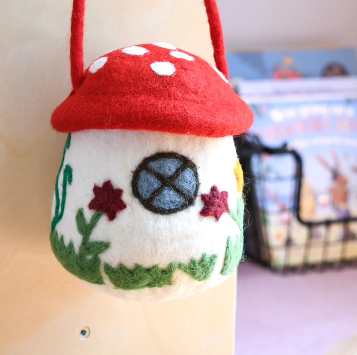 Sale Felt Mushroom Toadstool Bag