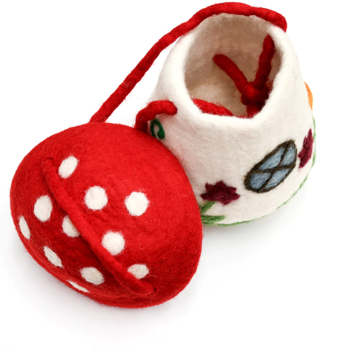 Sale Felt Mushroom Toadstool Bag