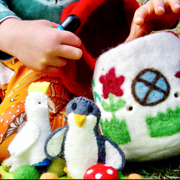 Sale Felt Mushroom Toadstool Bag