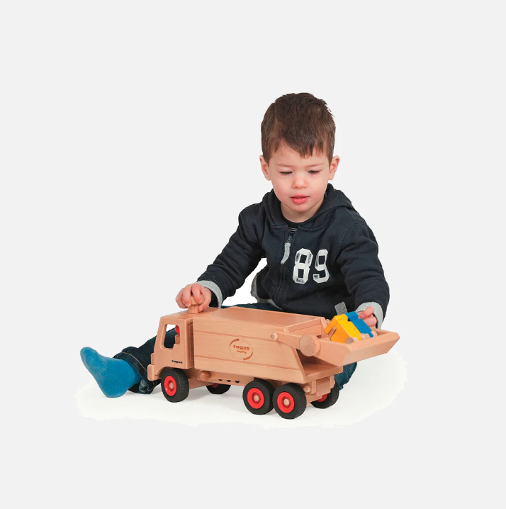 Fagus Wooden Garbage Tipper Truck