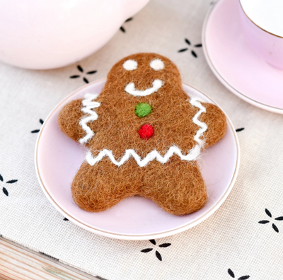 Pre-Order Felt Gingerbread Cookie (Ships in mid-November)