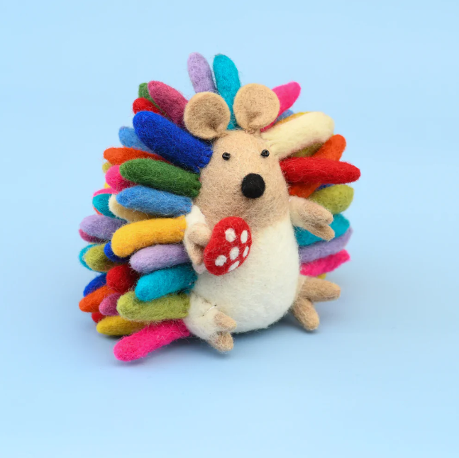 Pre-Order  Colorful Rainbow Hedgehog (Ships in November)