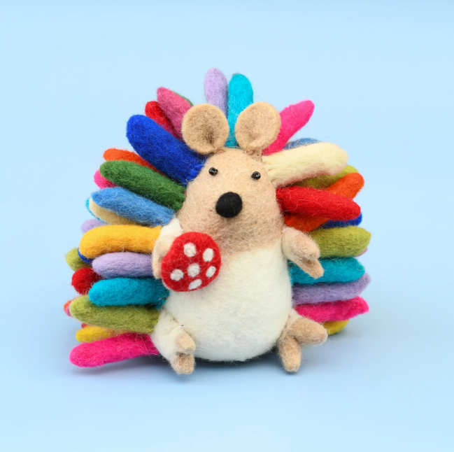 Pre-Order  Colorful Rainbow Hedgehog (Ships in November)